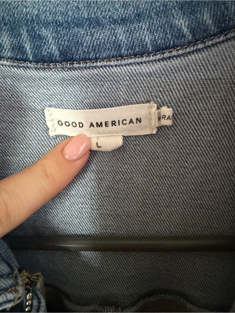 GOOD AMERICAN DENIM JUMPSUIT - Picture 5 of 6